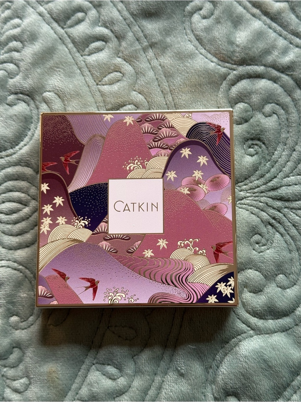 CATKIN Eye Shadow Palette 9 Blendable Colors Matte And Glitter Eye Makeup